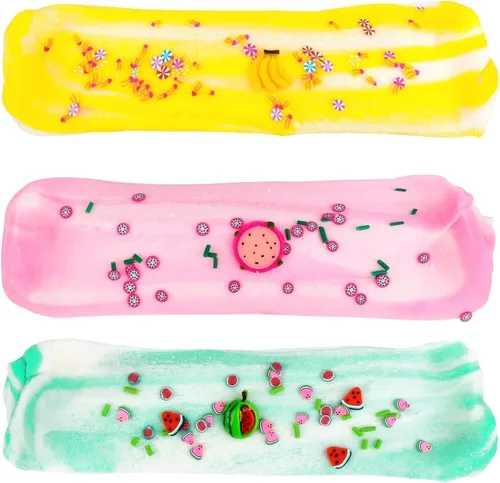 Vista 2 de Cloud Slime - Paquete de 15 fundas coloridas para niñas y niños, suministros divertidos de recuerdos de fiesta, kit de slime a granel perfumado