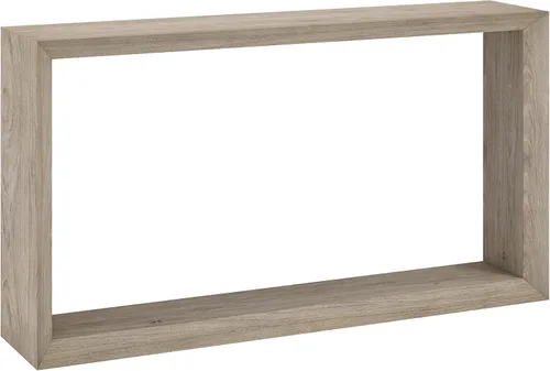 Vista 8 de Henn&Hart Mesa de consola rectangular de madera de 55 pulgadas, mesa de sofá con estante de madera para entrada, sala de estar, sofá, pasillo u