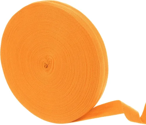 Vista 50 de uxcell Cinta de sarga de algodón de 50 yardas, cinta de espiga de 3/8 pulgadas para coser ropa, manualidades (azul)