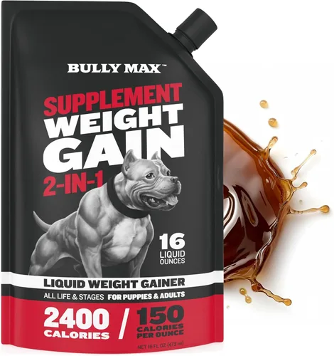 Vista 2 de Bully Max Ultimate Nutrition Bundle – Líquido para ganar peso y alto rendimiento premium de 15 libras. Alimento seco para perros – Alto