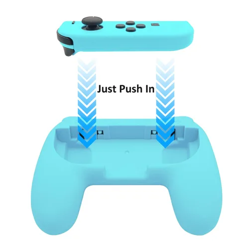 Vista 7 de FASTSNAIL Grips Compatible with Nintendo Switch for Joy Con & OLED Model for Joycon, Wear-Resistant Handle Kit Compatible with Joy Cons Controllers