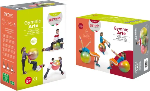 Vista 7 de Gymnic Arte Plus - Pelota de ejercicio resistente a explosiones (21.7 in)