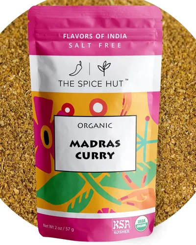Vista 32 de Spice Hut - Condimento orgánico en polvo de curry a prisa por Spice Hut, sin sal, explosión de sabor indio para cualquier plato, especias masala