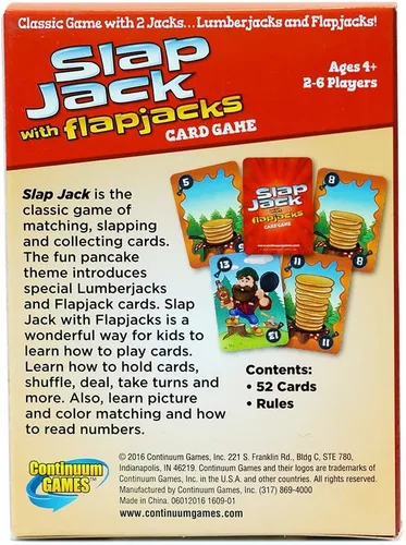 Vista 8 de Continuum Games Slap Jack Flap Jacks - Juego de cartas para niños a partir de 4 años