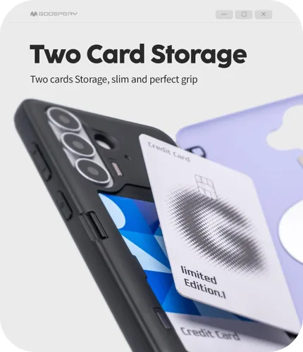 Vista 23 de GOOSPERY Parachoques magnético para puerta compatible con Galaxy S9 Plus, tarjetero tipo billetera con cierre automático por iman, funda protectora