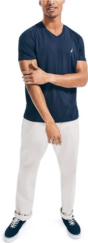 Vista 2 de Nautica Camiseta con cuello en V con logotipo de clase J para hombre