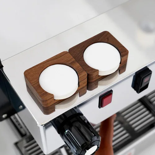 Vista 5 de watchget Soporte de filtro de papel espresso, contenedor de almacenamiento de filtro de café, dispensador de filtro de café compatible con filtros