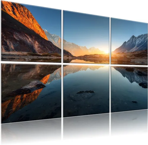 Vista 17 de Paneles acústicos decorativos, paquete de 8 paneles de arte de pared grandes absorbentes de sonido de 48 x 32 pulgadas, paneles de espuma