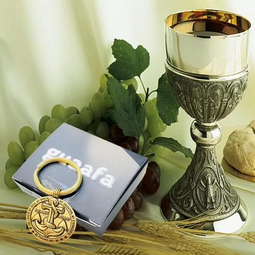 Vista 5 de Llavero cristiano de regalo para hombres y mujeres Grabado "anclado en Cristo" versículo bíblico inspirador Llavero religioso regalo