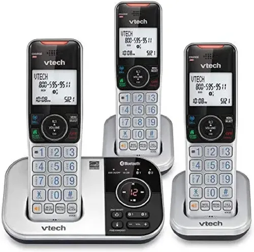 Vista 20 de VTech VS112 Teléfono Inalámbrico para el Hogar con Contestador, Bloqueo de Llamadas, Identificador de Llamadas, Intercomunicador y Conectar a
