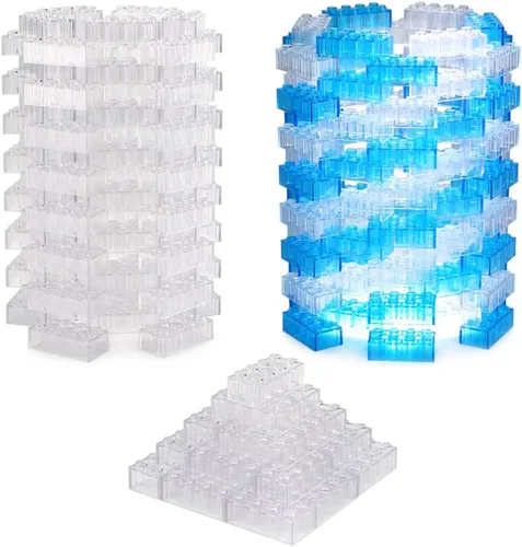 Vista 60 de 100 piezas 2 x 4 Ladrillos Piezas Negras Partes Clásico Juego Creativo Bloques de Construcción Juego de Partes Accesorios de Juguete Compatibles