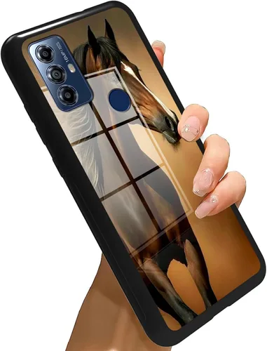 Vista 118 de Funda para Motorola Moto G Stylus 5G 2021 de vidrio templado, funda negra con diseño de mujer negra africana para mujeres y hombres, antiarañazos, a