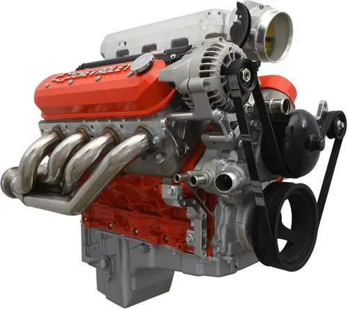Vista 6 de LS Truck - Soporte de reubicación Turbo LSX para alternador y tensor de correa (utiliza LS1 WP)