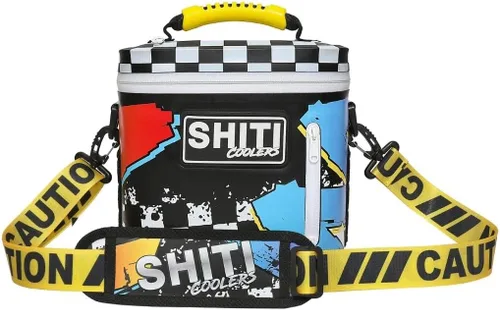 Vista 29 de SHITI Hieleras Enfriador para Camping, Viajes, Playa, Lonchera Suave para Alimentos, Bebidas y Hielo, Portátil, Impermeable, Bolsa Aislada de 24 El
