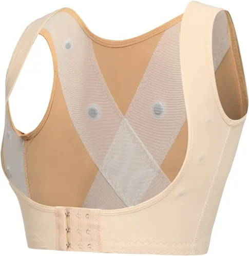 Vista 6 de SLIMBELLE Sujetador corrector de postura sin mangas para mujer, chaleco de apoyo para el pecho, faja de compresión