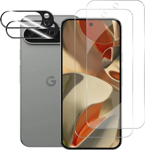 Vista 14 de BIGFACE Protector de pantalla de vidrio templado para Pixel 9 + protector de lente de cámara [2 + 2 unidades]