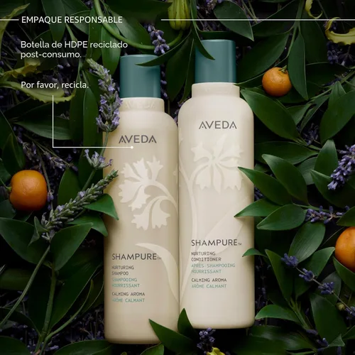 Vista 10 de Aveda Shampure Nurturing Shampoo for Fine to Medium Hair Gently Cleanses and Nourishes Hair With Abyssinian Oil Calming Aroma of Lavender &