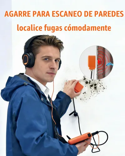Vista 3 de Detector de fugas de pared de 1.6 pies de profundidad para uso doméstico en interiores - PQWT L30