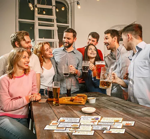 Vista 4 de Juegos de pistas de búsqueda del tesoro de Acción de Gracias para niños, tarjetas de pistas de acertijos de calabaza, juego de fiesta de Acción