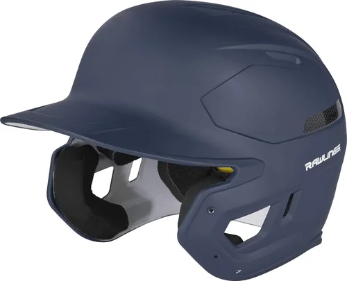 Vista 13 de Rawlings Casco de bateo de béisbol de carbono MACH Mate Varios tamaños Varios colores Negro mate