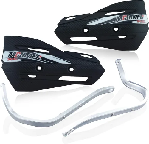 Vista 4 de Paramanos de moto de cross con empuñaduras, protectores de mano de motocicleta de 7/8 pulgadas y 1 1/8 pulgadas para cuatrimoto, soporte universal