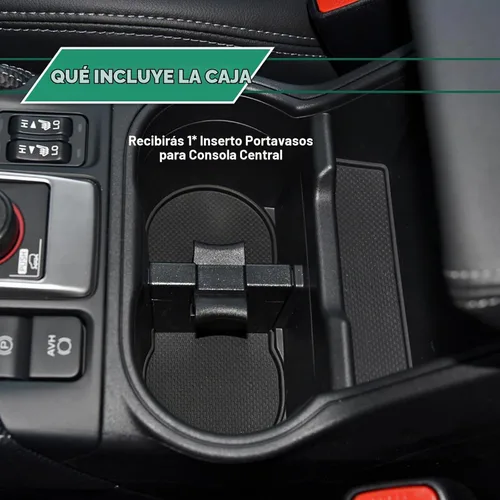 Vista 5 de Inserto divisor para portavasos del centro compatible con Subaru Outback 2010 2011 2012 2013 2014 y Forester 2014 2015 2016 2017 2018 2019