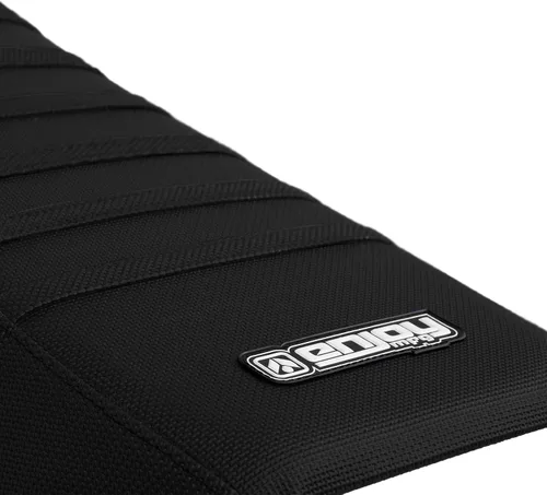 Vista 2 de Enjoy Mfg Funda de asiento compatible con Yamaha TTR 250 TTR250 - All Black/Black Ribs #92