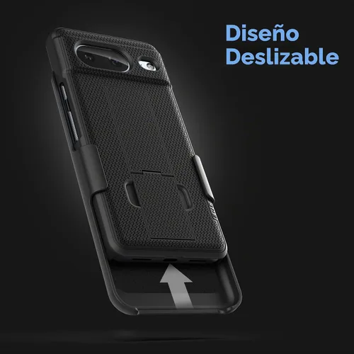 Vista 6 de Encased Funda para cinturón compatible con Pixel 8 con clip de funda y soporte (8)