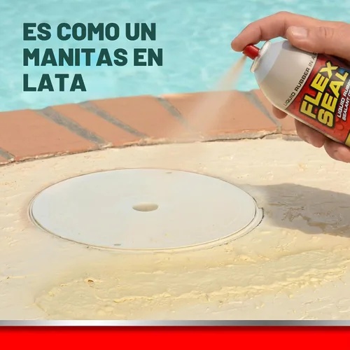 Vista 3 de Sellador líquido de goma en una lata Flex Seal Colors, de As seen on TV, 14 onzas., FSTANR20