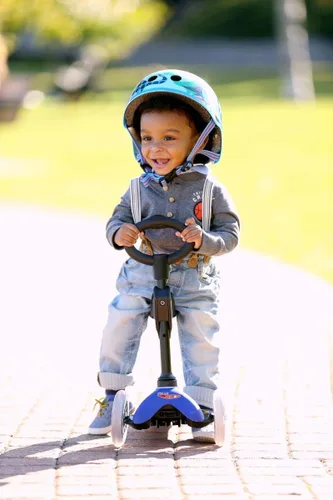 Vista 4 de Micro Kickboard - Mini Scooter Montable 3 en 1 Deluxe de 3 Etapas Juguetes para Niños Pequeños de 12 Meses a 5 Años