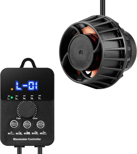 Vista 7 de 1050GPH Bomba de Olas para Acuario con Controlador Mini DC12V 6W Powerhead con Montaje Magnético, Nano Wavemaker para Tanques de 10 a 50 Galones