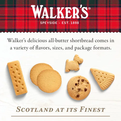 Vista 9 de Walker's Shortbread Highlanders, galletas de mantequilla pura de mantequilla, caja de 4.7 onzas (paquete de 2)