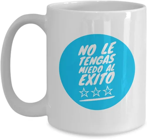 Vista 3 de Taza de Cafe Exito Vaso, taza café divertidas, tazas personalizadas, taza de café inspiradoras, taza con mensajes positivos., 11onza