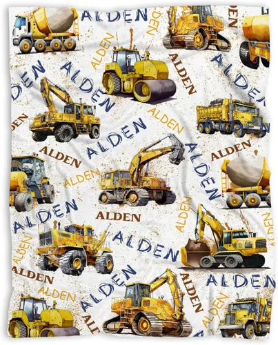 Vista 126 de Manta de bebé con texto en inglés «Just A Boy Who Loves Trucks» para niños y niñas, manta súper suave para envolver al recién nacido, acogedora