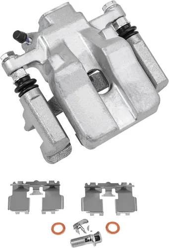 Vista 4 de Detroit Axle - Kit de freno trasero para Toyota Camry 2012-2017, Avalon Lexus ES300h ES350 2013-2018, repuesto de pastillas de freno de cerámica