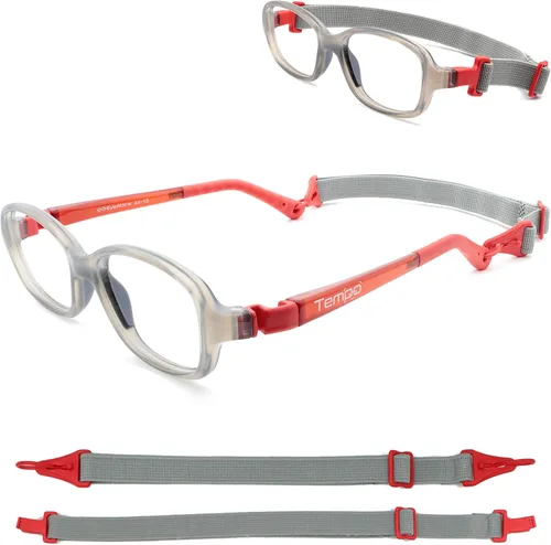 Vista 10 de Tempo: Gafas irrompibles para niños - Gafas de moda flexibles para niños - 3006