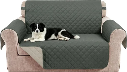 Vista 52 de Fundas para Silla Reclinable Reversibles Funda de Sofá para Mascotas Protector de Muebles Lazy Boy (Silla 23'', Beige/Beige)