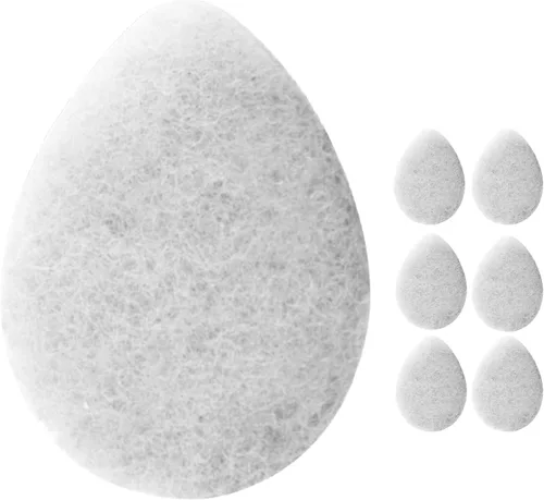 Vista 9 de KOL Cepillo facial, almohadillas de limpieza facial exfoliantes con infusión de aloe, esponja facial exfoliante desechable para limpieza diaria