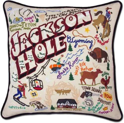 Vista 45 de Catstudio Portland (Oregon) - Almohada decorativa bordada