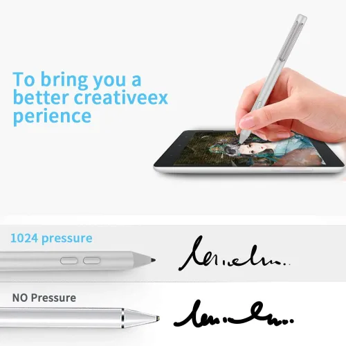Vista 3 de Lápiz óptico para Microsoft Surface, con 1024 niveles de sensibilidad a alta presión, compatible con Surface Pro X/8/7/6/5/4/3, Surface Book 3/2/1