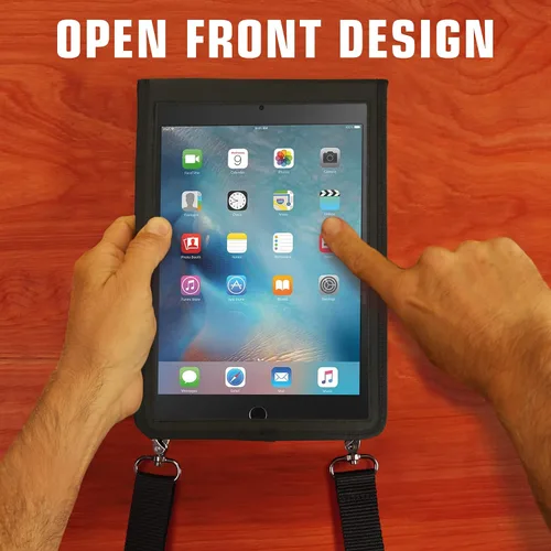 Vista 4 de USA GEAR FlexARMOR X - Funda para tablet de 7 a 8 pulgadas con protector de pantalla táctil integrado y correa para el hombro, compatible con iPad