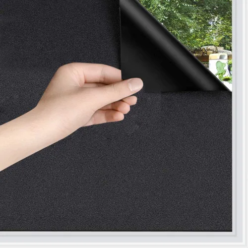 Vista 11 de WPCTEV Película de privacidad para ventana de arco iris, rombo 17.5 3D-cuadrado