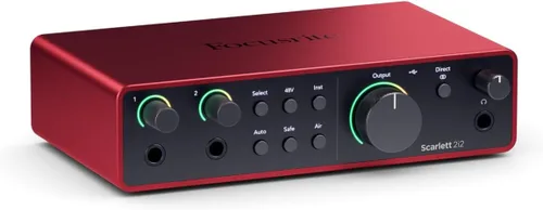 Vista 11 de Focusrite Scarlett 2i2 Studio - Paquete de interfaz de audio USB de 4ª generación para el compositor con micrófono de condensador y auriculares