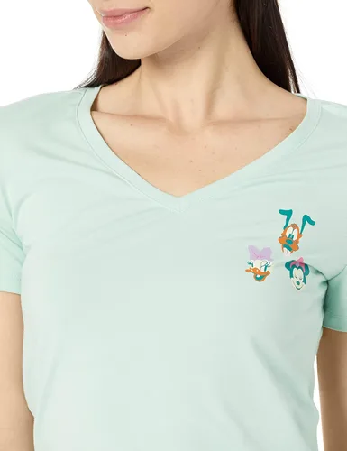 Vista 4 de Tienda Essentials Women's Classic-Fit Short-Sleeve V-Neck T-Shirt, Pack of 2