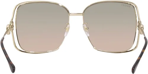 Vista 4 de Gucci Gafas de sol rectangulares grandes para mujer