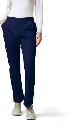 Vista 8 de Landau Proflex 2042 - Pantalones de uniforme médico para mujer, elásticos, con 5 bolsillos Negro