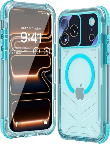 Vista 34 de WIFORT Funda impermeable para iPhone 15, [IP68 bajo el agua a prueba de polvo] [pantalla integrada] [15 pies a prueba de golpes militar], cubierta