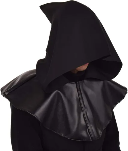 Vista 21 de BLESSUME Collar de cruz medieval con capucha pagana Wicca, accesorio para cosplay