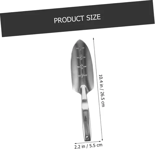 Vista 9 de ORFOFE Paleta de jardín pequeña Material de metal resistente para uso doméstico y exterior para plantar deshierbe y excavar
