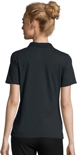 Vista 4 de Camiseta tipo polo Hanes de mujer X-Temp Performance